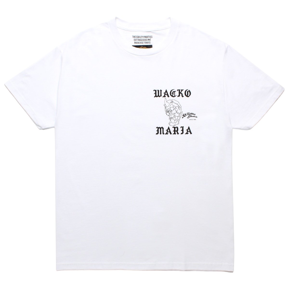 WACKOMARIA《ワコマリア》56 TATOO STUDIO / CREW NECK T-SHIRT(56TS-WM-TEE01) | 公式通販  | BlackSheep【ブラックシープ】Official Online Store