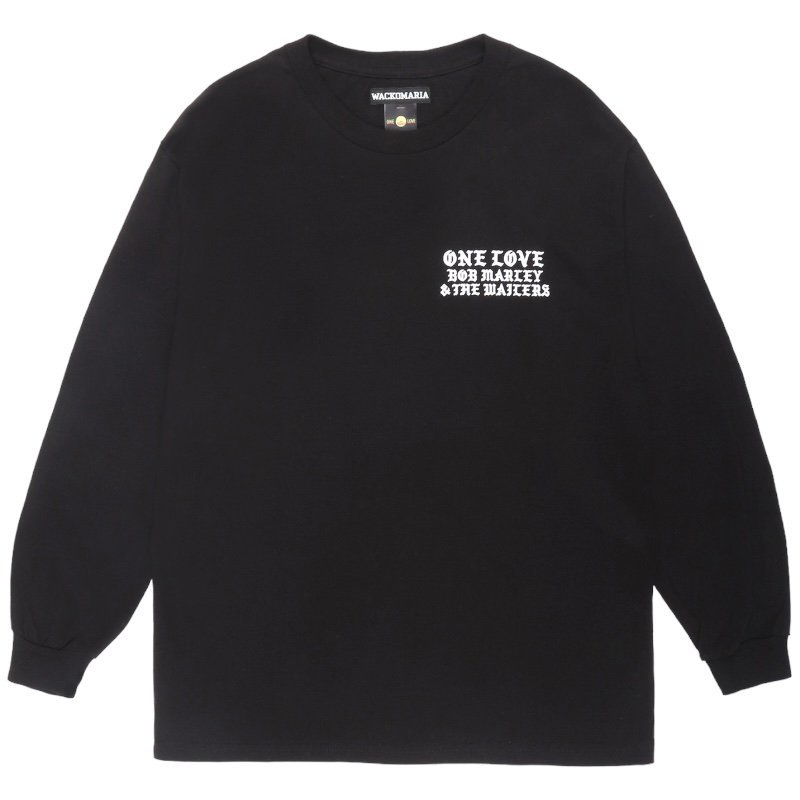 WACKOMARIA<BR>BOB MARLEY / CREW NECK LONG SLEEVE T-SHIRT(TYPE-1)