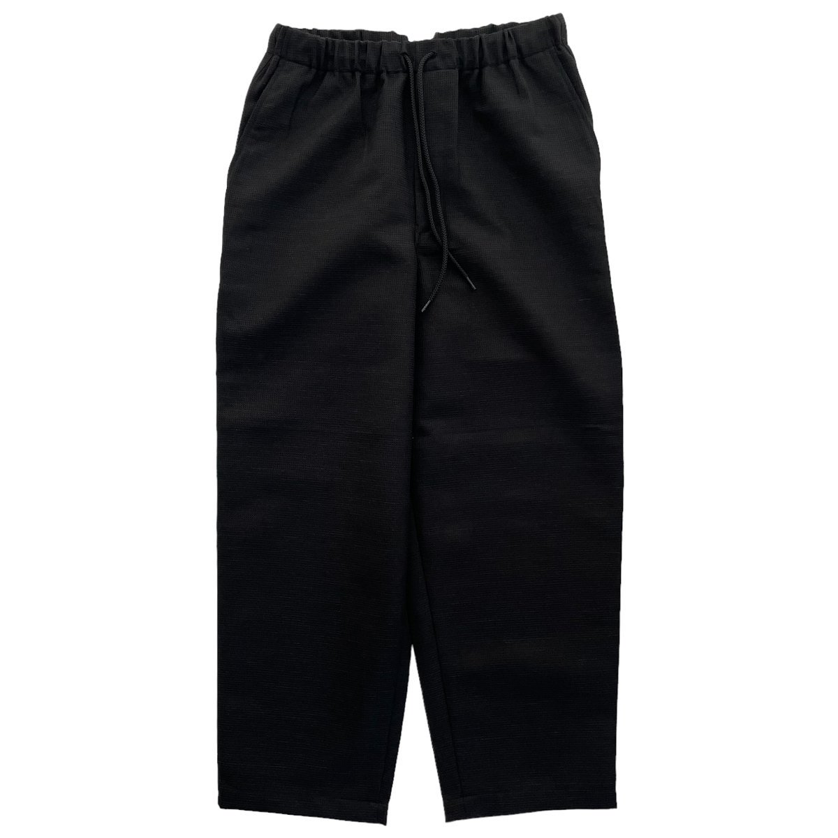 marka<BR>COCOON WIDE EASY PANTS - SHETLAND WOOL RECYCLED POLYESTER DOBBY -