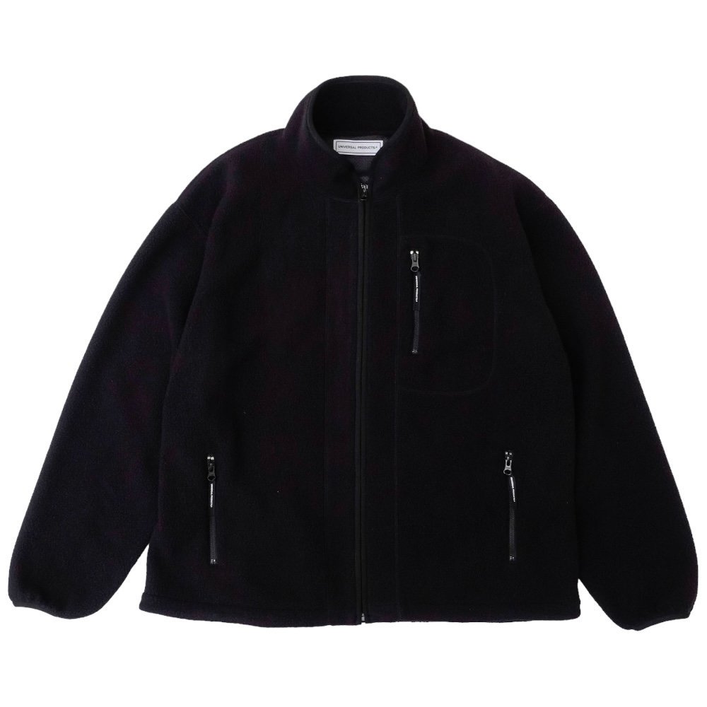 UNIVERSAL PRODUCTS<BR>POLATEC FLEECE JACKET(BLACK)