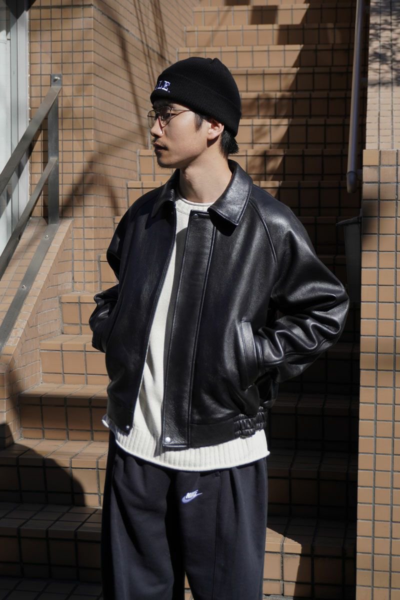 UNIVERSAL PRODUCTS《ユニバーサルプロダクツ》GOAT LEATHER DRIZZLER JACKET(241-60401) |  公式通販 | BlackSheep【ブラックシープ】Official Online Store