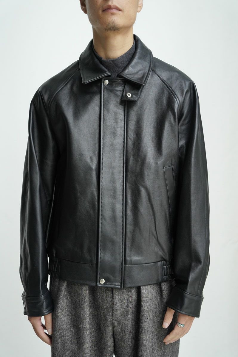 UNIVERSAL PRODUCTS《ユニバーサルプロダクツ》GOAT LEATHER DRIZZLER JACKET(241-60401) |  公式通販 | BlackSheep【ブラックシープ】Official Online Store