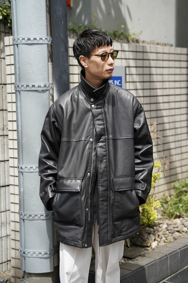 UNIVERSAL PRODUCTS《ユニバーサルプロダクツ》SHEEP LEATHER CARCOAT(233-60703) | 公式通販 |  BlackSheep【ブラックシープ】Official Online Store