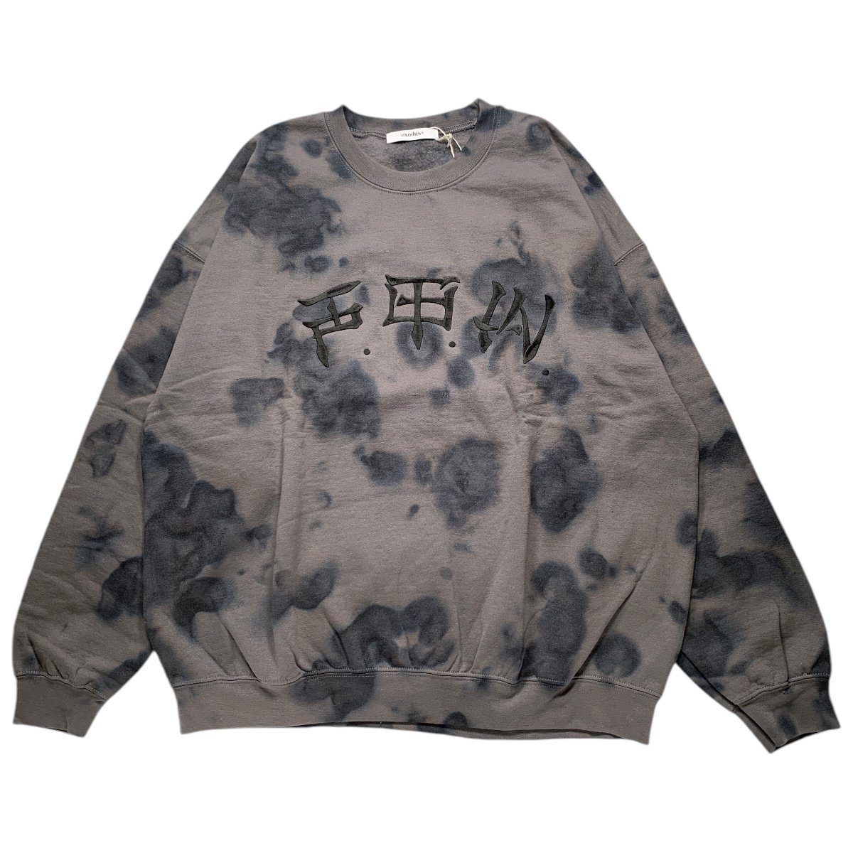 exodus<BR>F.T.W TIE DYE SWEAT(GRAY)