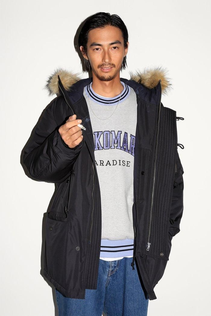 トップス WACKO MARIA CREW NECK SWEAT SHIRT TYPE-2 23FW-WMC-SS05-BLK-1_grande.jpg