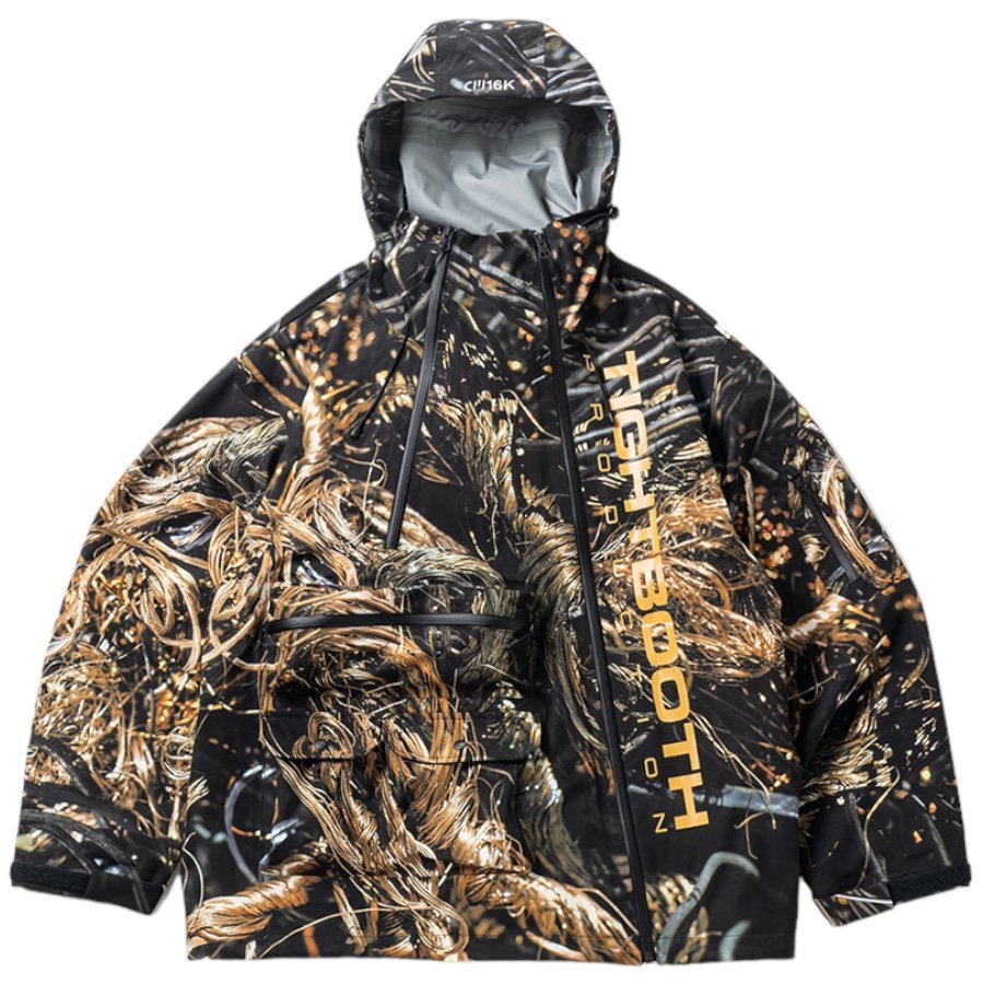 TIGHTBOOTH<BR>TBPR / 3 LAYER MOUNTAIN PARKA(WIRE CAMO)