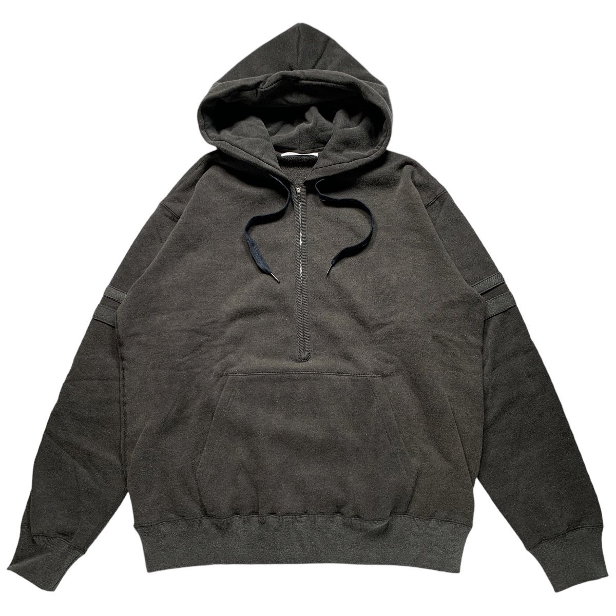 marka <BR>HALF ZIP HOODIE - 20/10 RECYCLE SUVIN ORGANIC COTTON FLEECE -