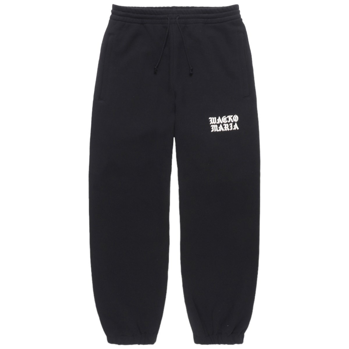 WACKOMARIA<BR>MIDDLE WEIGHT SWEAT PANTS(BLACK)