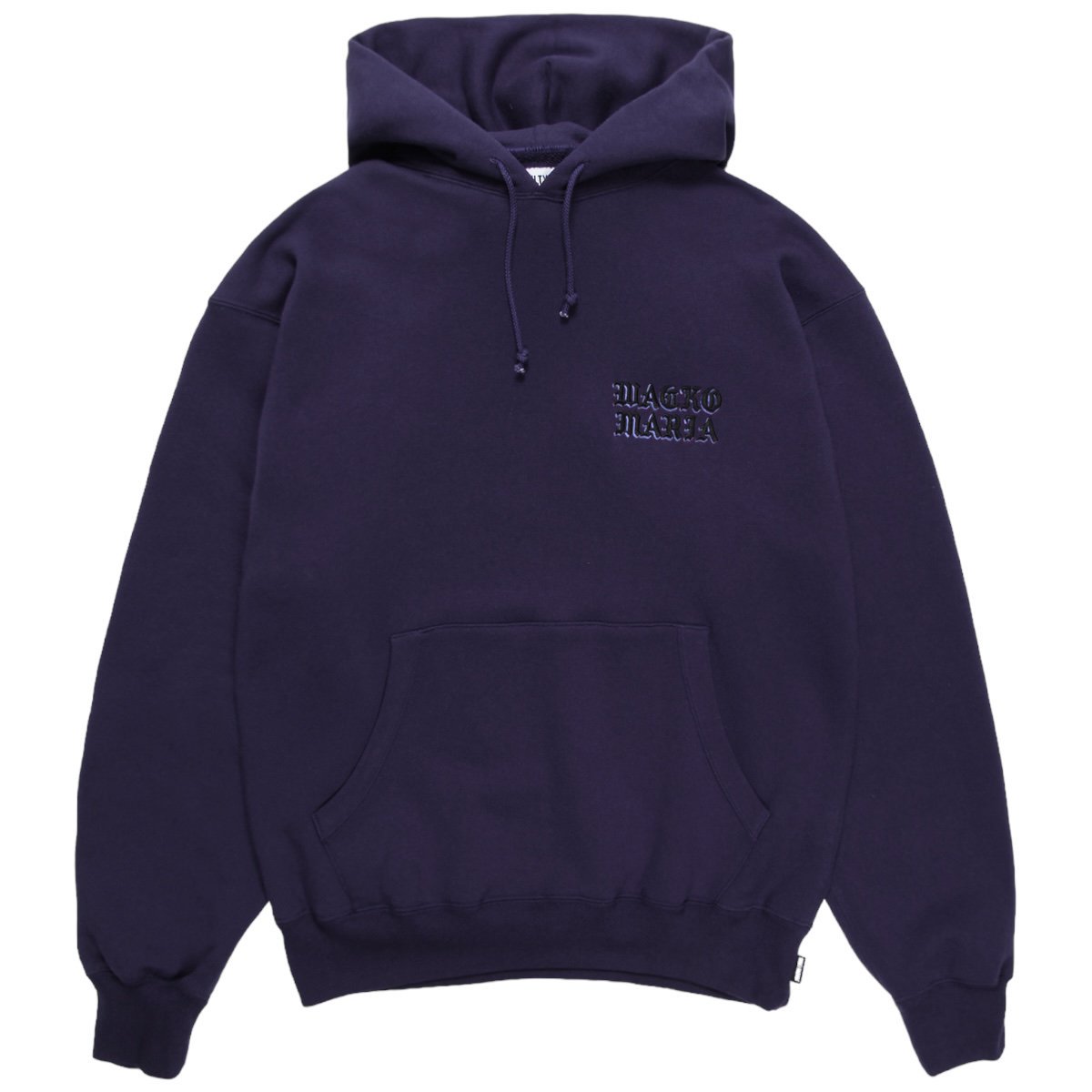 WACKOMARIA<BR>MIDDLE WEIGHT PULLOVER HOODED SWEAT SHIRT(TYPE-2)(PURPLE)