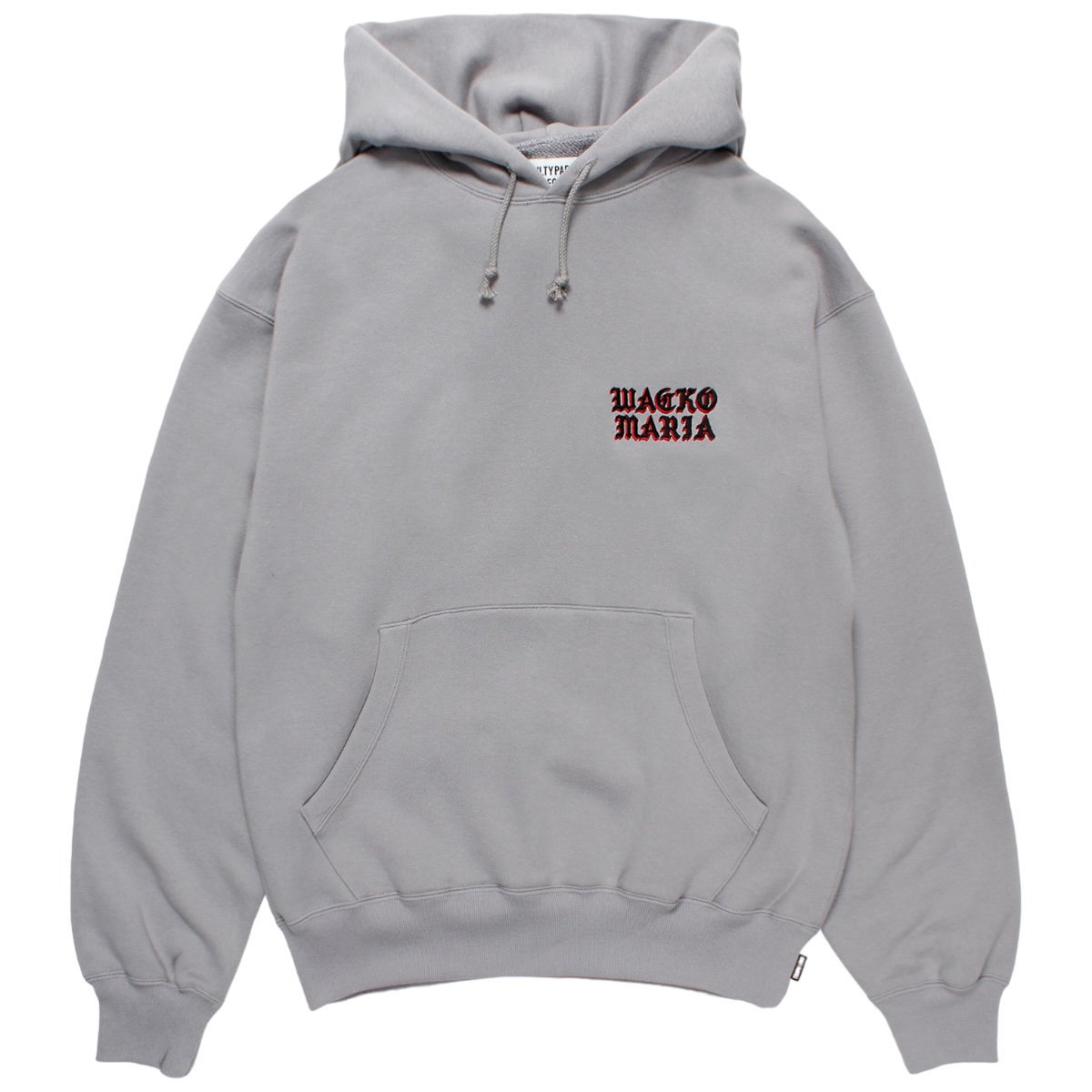 WACKOMARIA<BR>MIDDLE WEIGHT PULLOVER HOODED SWEAT SHIRT(TYPE-2)(GRAY)