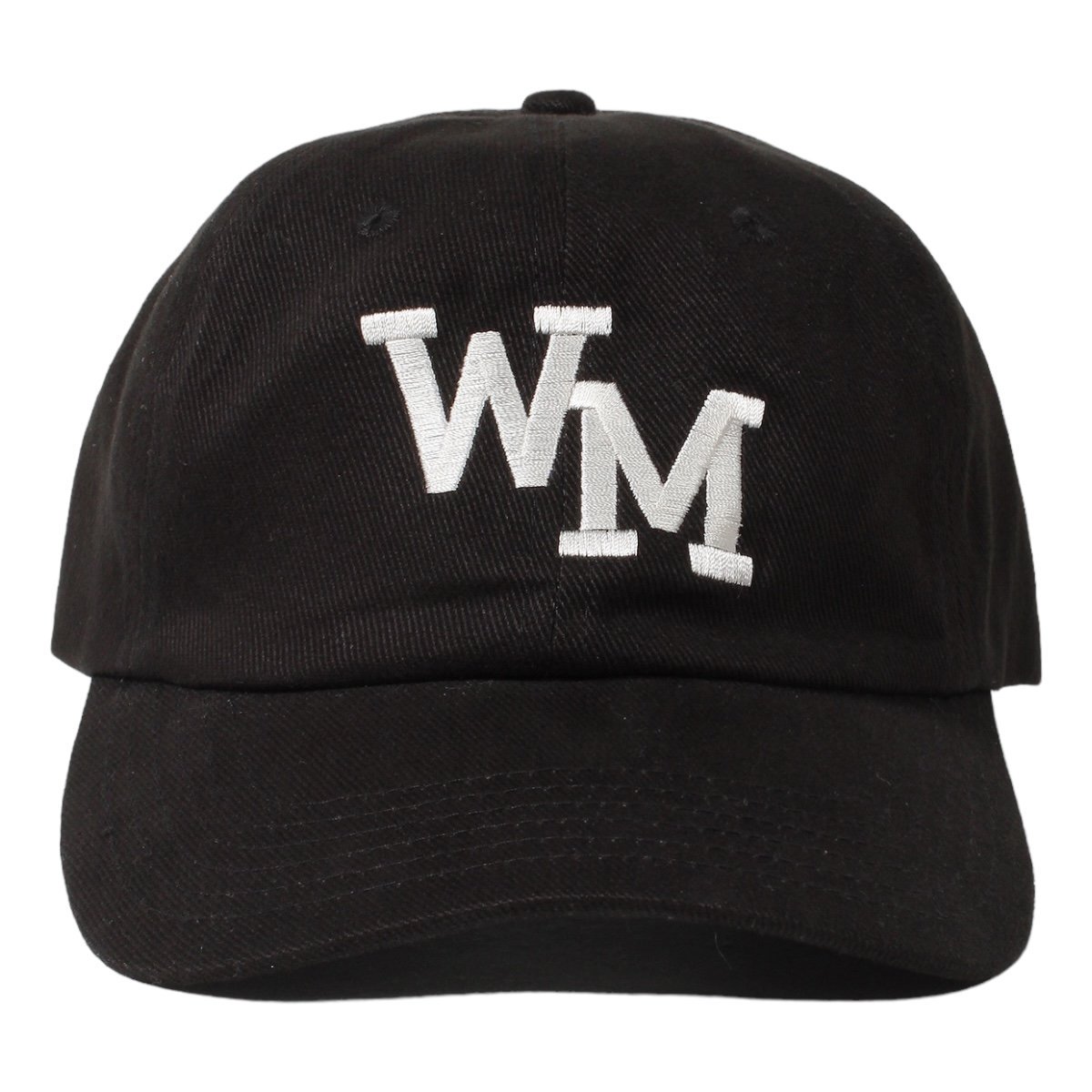 WACKOMARIA<BR>6 PANEL CAP(TYPE-2)(BLACK)