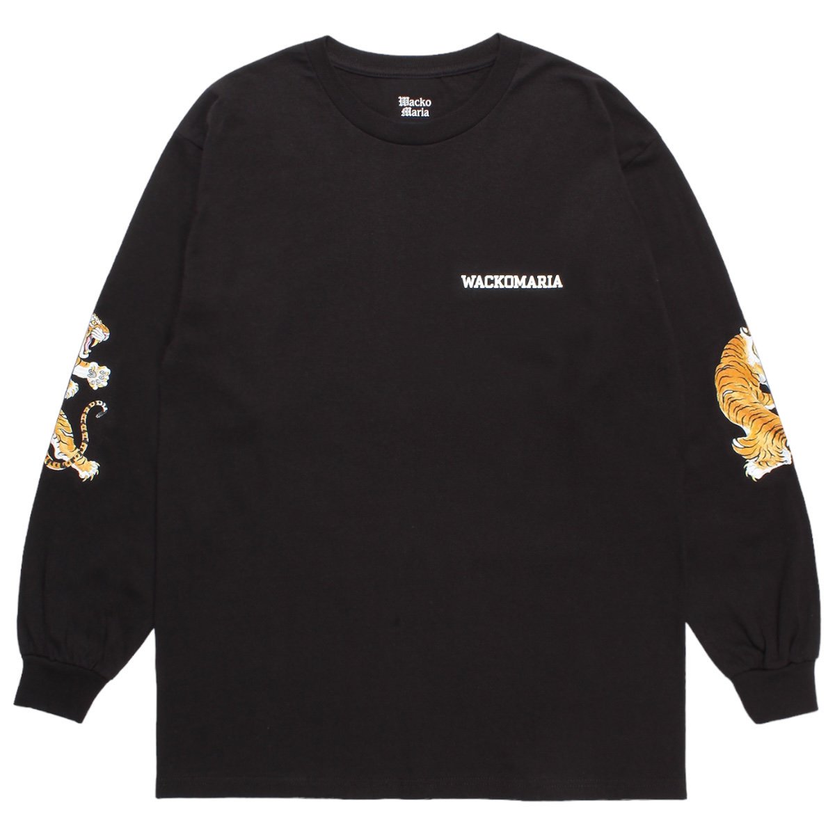 WACKOMARIA<BR>TIM LEHI / CREW NECK LONG SLEEVE T-SHIRT(TYPE-3)(BLACK)