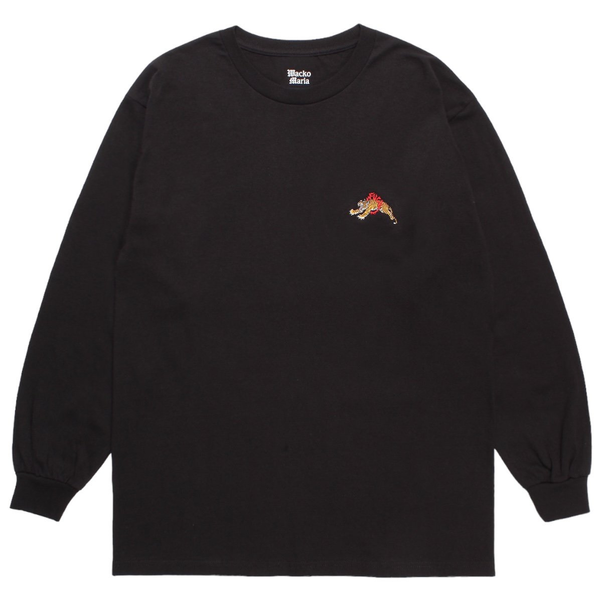 WACKOMARIA<BR>TIM LEHI / CREW NECK LONG SLEEVE T-SHIRT(TYPE-1)(BLACK)