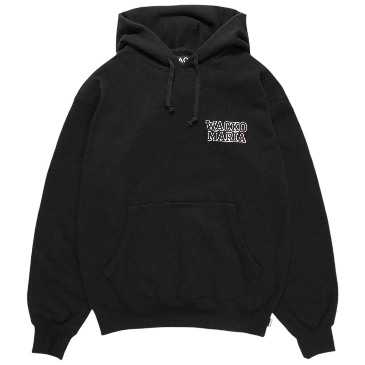 WACKOMARIA<BR>HEAVY WEIGHT PULLOVER HOODED SWEAT SHIRT(TYPE-2)(BLACK)