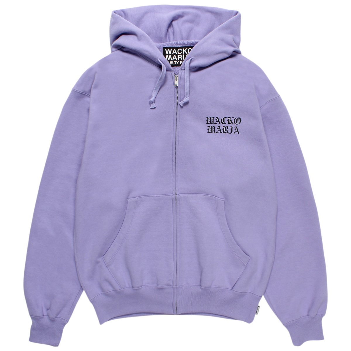 WACKOMARIA<BR>HEAVY WEIGHT FULL ZIP HOODED SWEAT SHIRT(TYPE-2)(PURPLE)