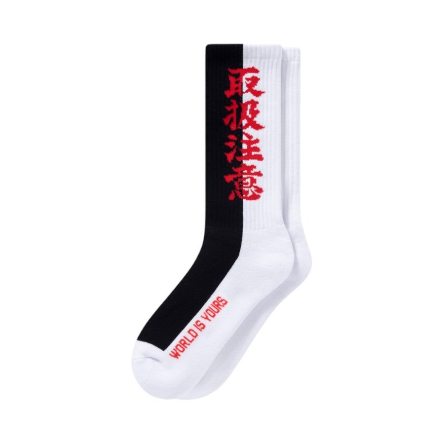 BlackEyePatch <BR>HWC 2 TONE SOCKS