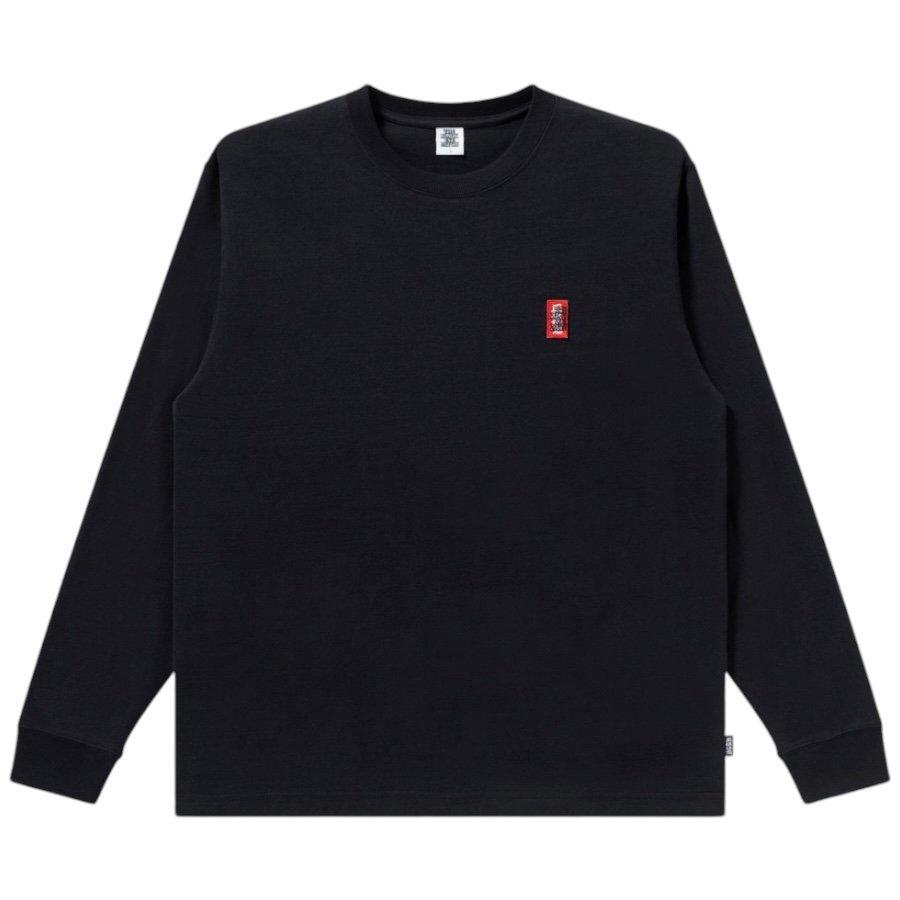 BlackEyePatch <BR>SMALL HWC L/S TEE(BLACK)