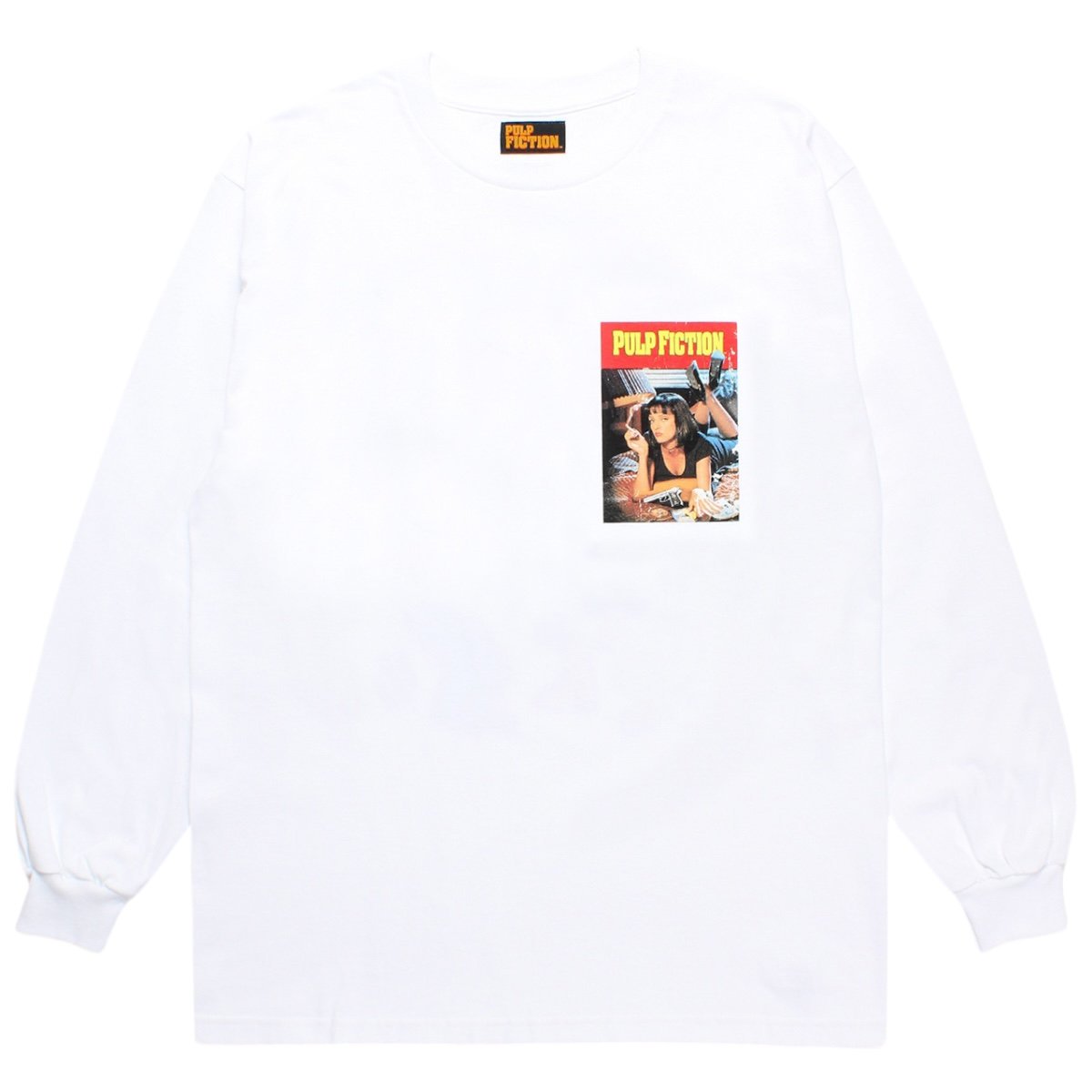 WACKOMARIA<BR>PULP FICTION / CREW NECK LONG SLEEVE T-SHIRT(TYPE-3)