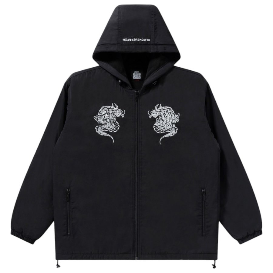 BlackEyePatch <BR>DRAGONS FLEECE LINED HOODIE