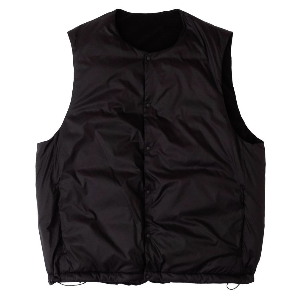 EVCON<BR>TAION REVERSIBLE DOWN VEST(BLACK)