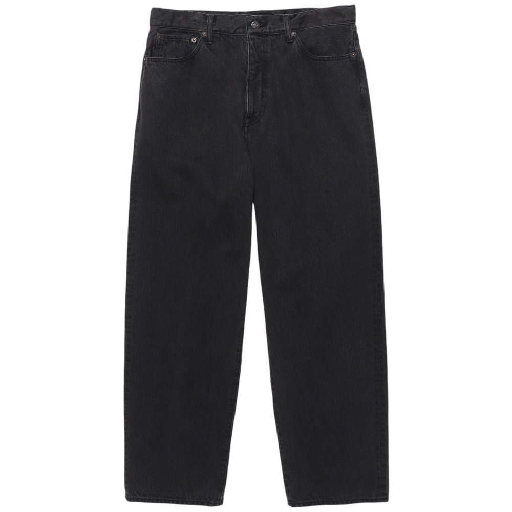 WACKOMARIA<BR>WASHED DENIM PANTS(BLACK)