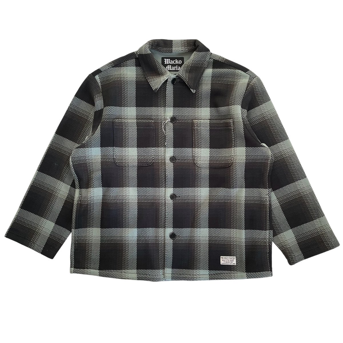 WACKOMARIA<BR>FLEECE SHIRT(TYPE-1)(L-GREEN)