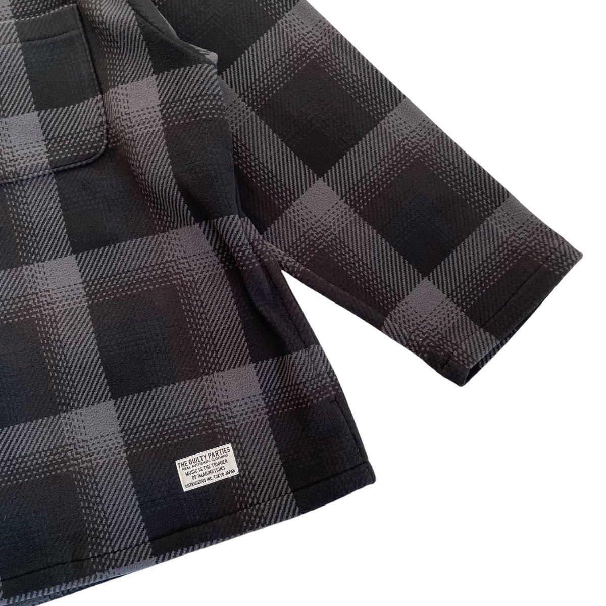 WACKOMARIA《ワコマリア》FLEECE SHIRT(TYPE-1)(24FW-WMO-BL24 WACKOMARIA《ワコマリア》FLEECE SHIRT(TYPE-1)(24FW-WMO-BL24