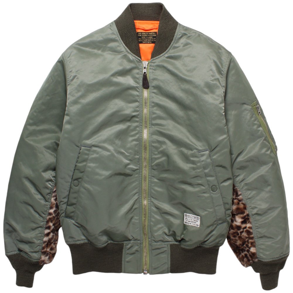 WACKOMARIA<BR>MA-1 FLIGHT JACKET(KHAKI)