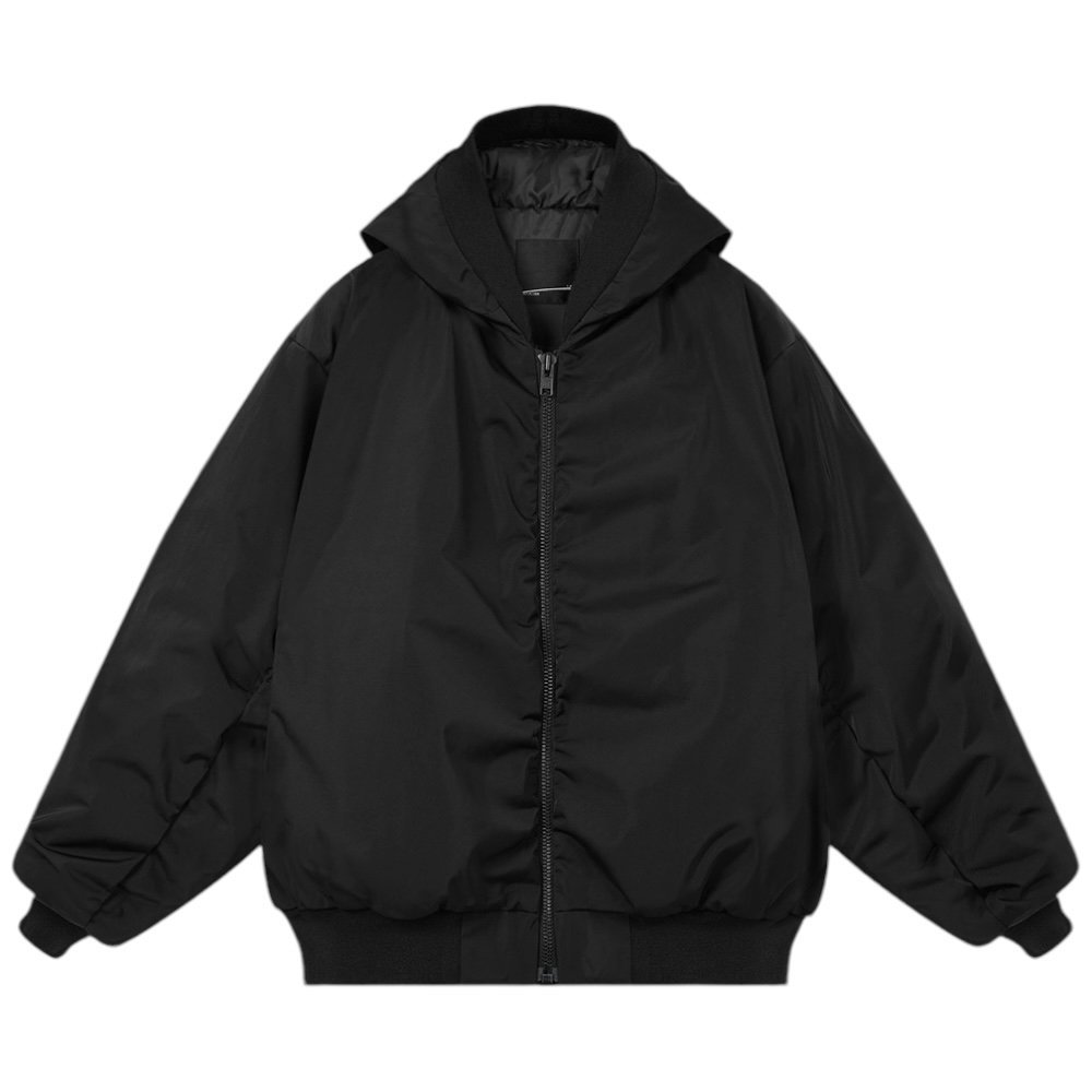 LAD MUSICIAN <BR>SOLO TWILL HOODED MA-1(BLACK)