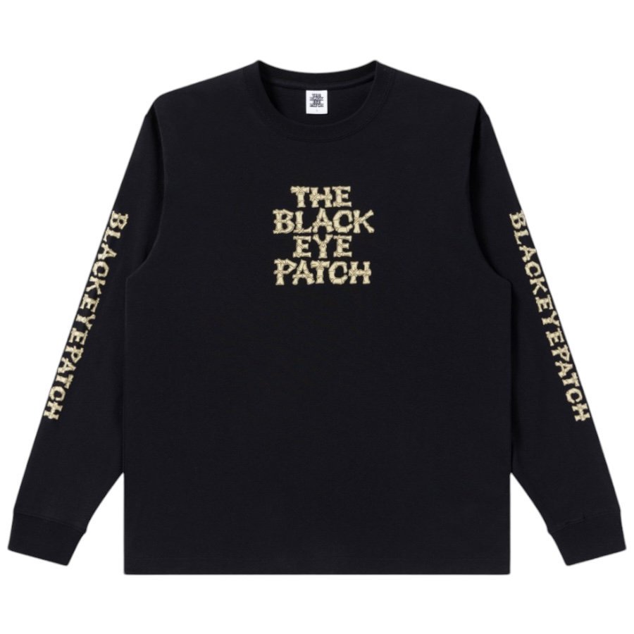 BlackEyePatch <BR>OG BAMBOO L/S TEE(BLACK)