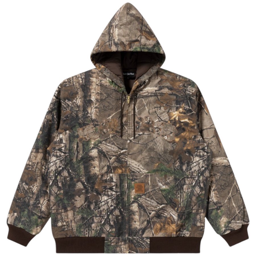 BlackEyePatch <BR>HWC REAL TREE CAMO HOODED JACKET