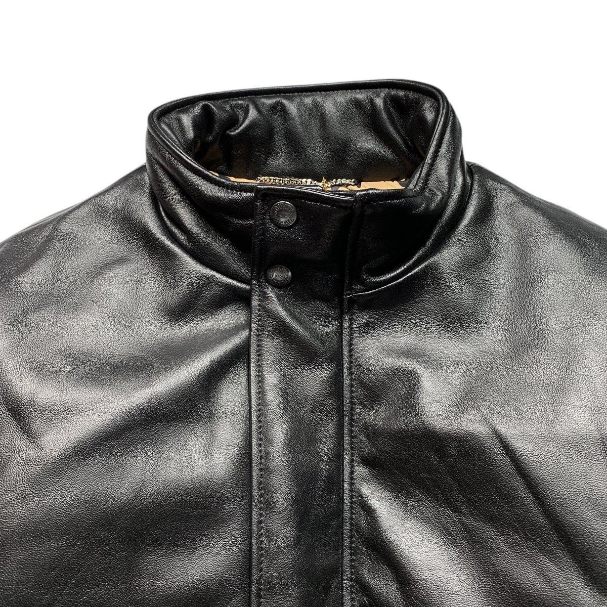 WACKOMARIA《ワコマリア》LEATHER PUFFER JACKET(TYPE-2)(24FW