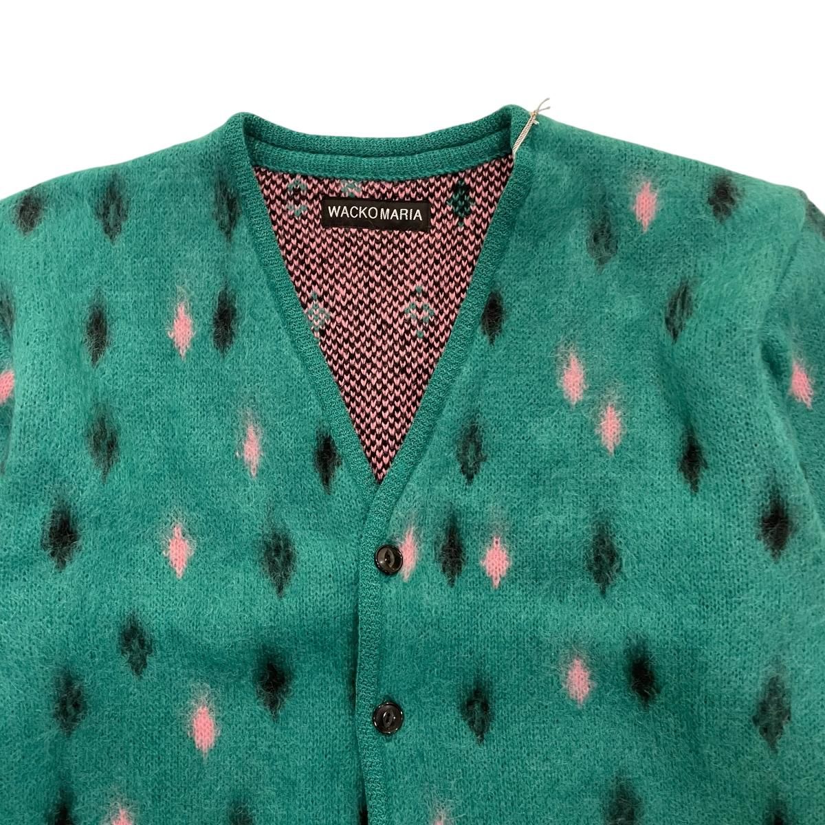 WACKOMARIA《ワコマリア》 DIAMOND HEAVY MOHAIR CARDIGAN(24FW