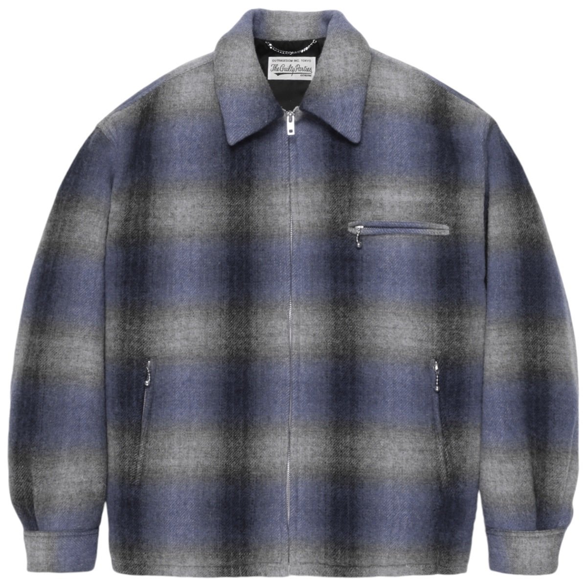 WACKOMARIA<BR>OMBRE CHECK 50'S JACKET(TYPE-1)