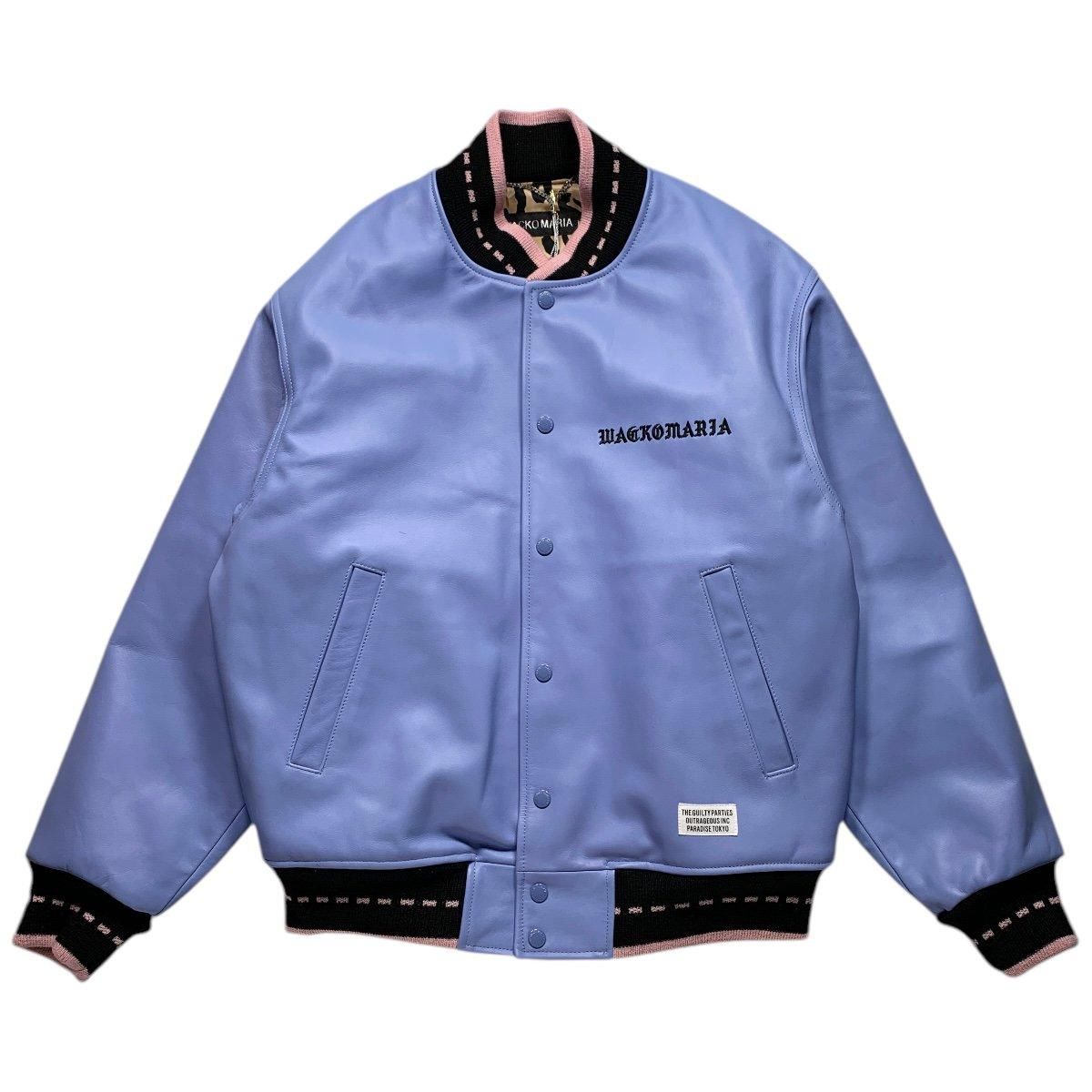 WACKOMARIA《ワコマリア》LEATHER VARSITY JACKET(TYPE-2)(24FW-WMO
