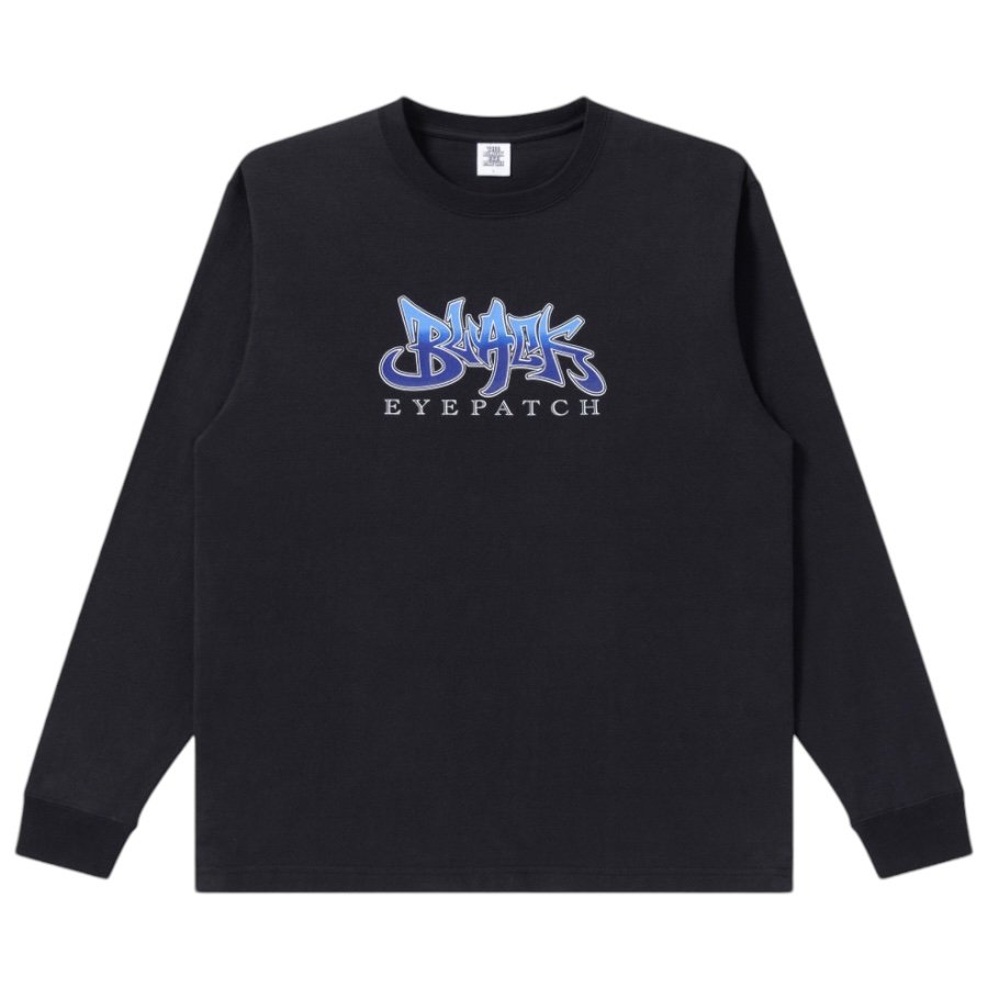 BlackEyePatch <BR>BLAZED LOGO L/S TEE(BLACK)