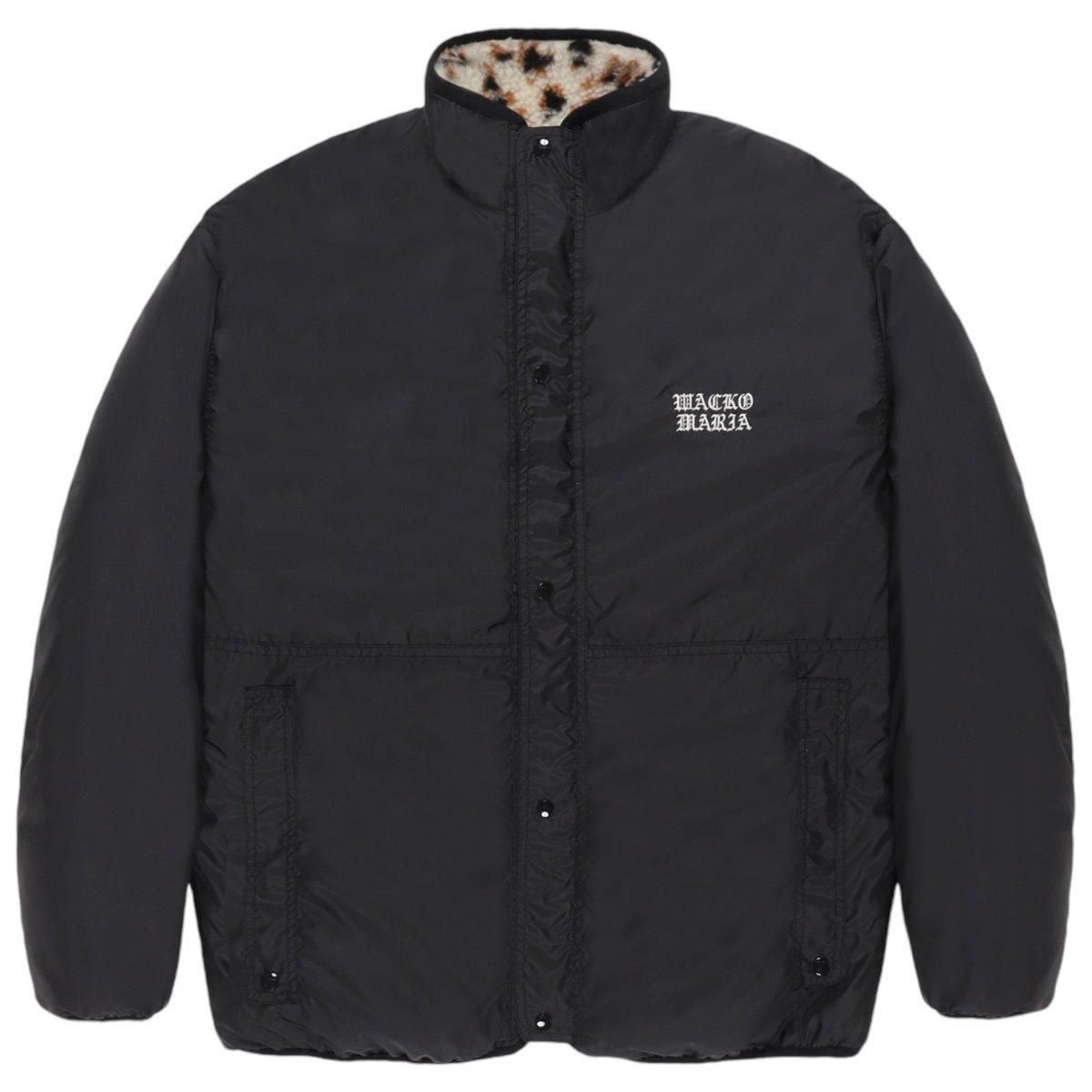 WACKOMARIA《ワコマリア》REVERSIBLE LEOPARD BOA JACKET(24FW-WMO