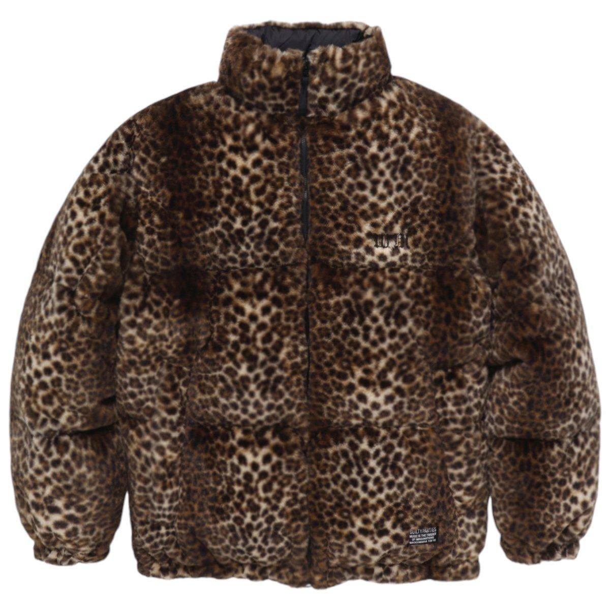 ジャケット・アウター WACKO MARIA 24FW LEOPARD FUR DOWN JACKET WACKOMARIA《ワコマリア》NANGA / LEOPARD FUR DOWN JACKET(24FW