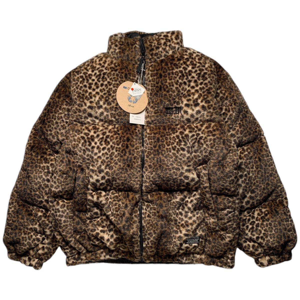 WACKOMARIA《ワコマリア》NANGA / LEOPARD FUR DOWN JACKET(24FW-WMO