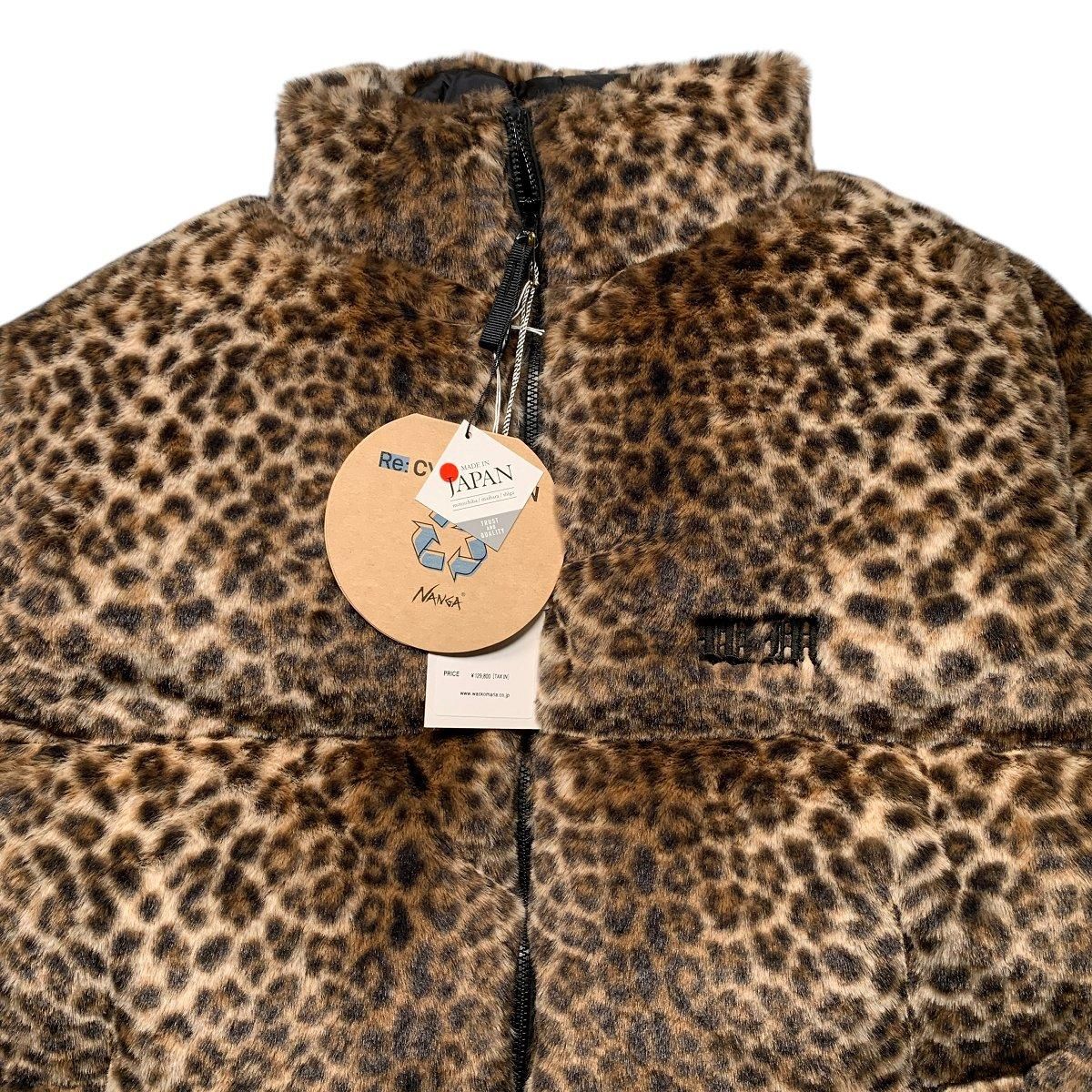 WACKOMARIA《ワコマリア》NANGA / LEOPARD FUR DOWN JACKET(24FW