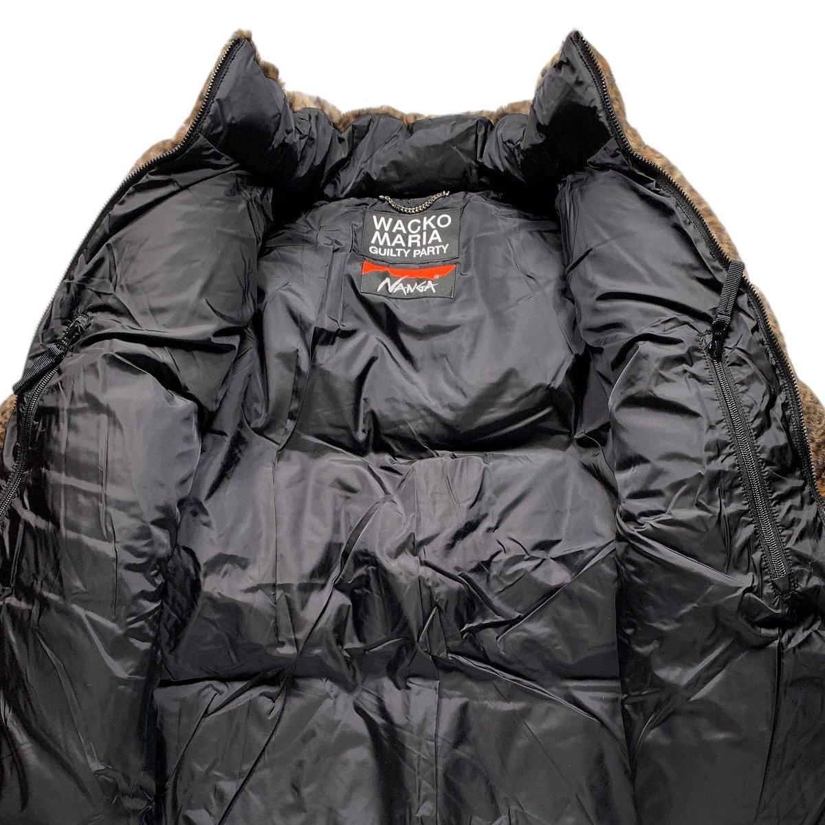 WACKOMARIA《ワコマリア》NANGA / LEOPARD FUR DOWN JACKET(24FW