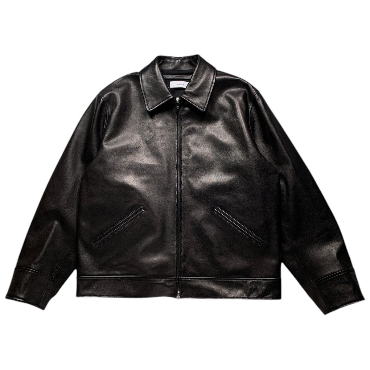 marka<BR>LEATHER RIDERS JACKET - SHEEP LEATHER -