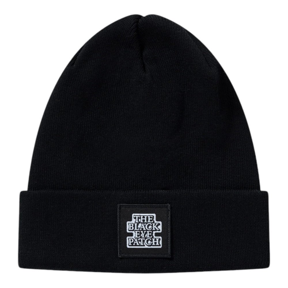 BlackEyePatch <BR>OG LABEL PATCHED BEANIE(BLACK)