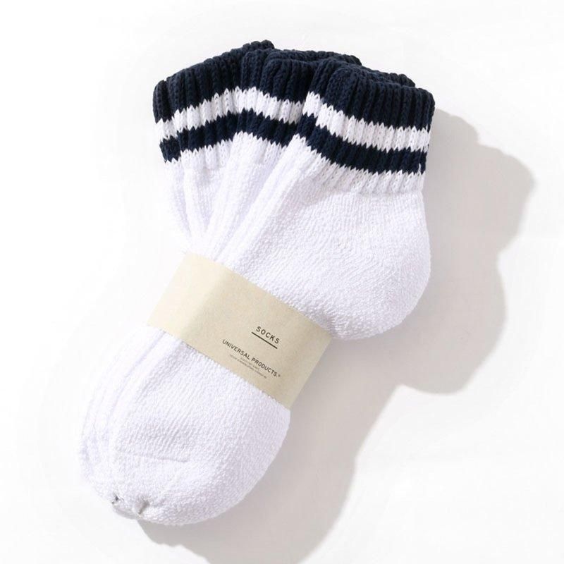 UNIVERSAL PRODUCTS<BR>3P PILE SOCKS(NAVY LINE)