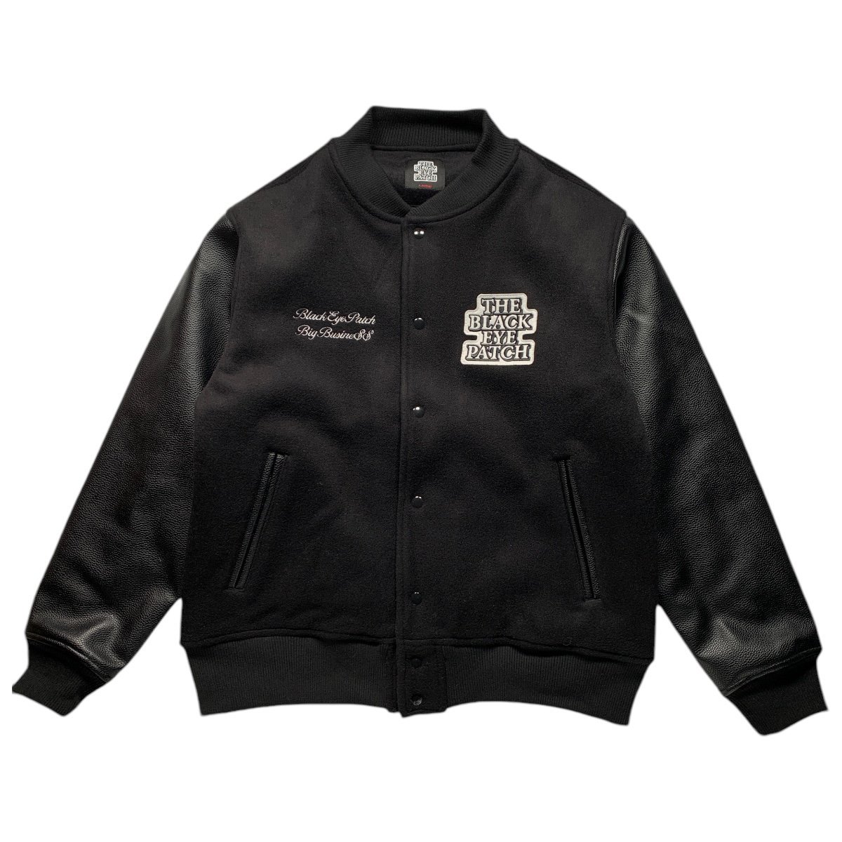 BlackEyePatch <BR>LABEL PACK PATCHED STADIUM JACKET