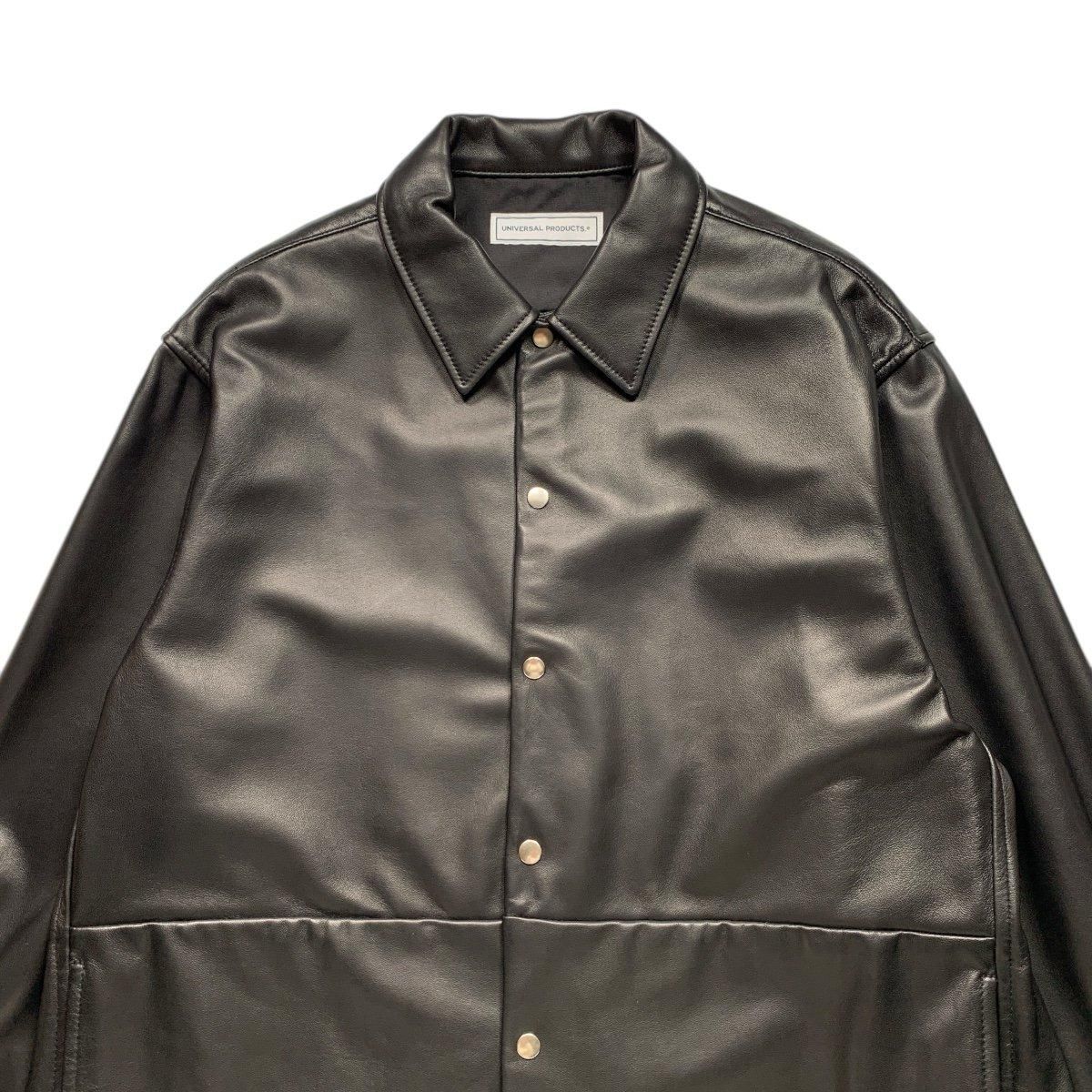 UNIVERSAL PRODUCTS《ユニバーサルプロダクツ》LEATHER SHIRT