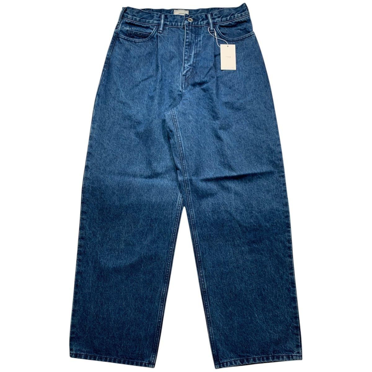 EVCON<BR>1TUCK BAGGY DENIM BIO