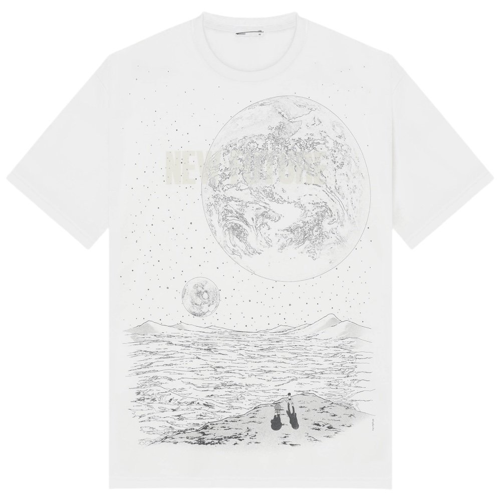 LAD MUSICIAN <BR>PERMANENT ROCKER DORAEMON / LAD MUSICIAN BIG T-SHIRT(WHITE)