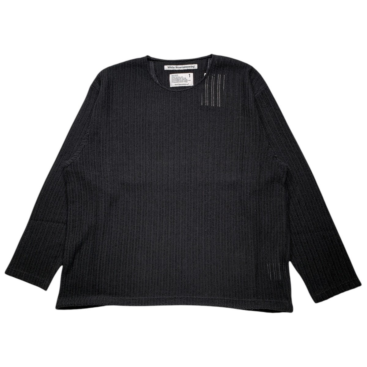 White Mountaineering<BR>RASCHEL SHIRTING PULLOVER