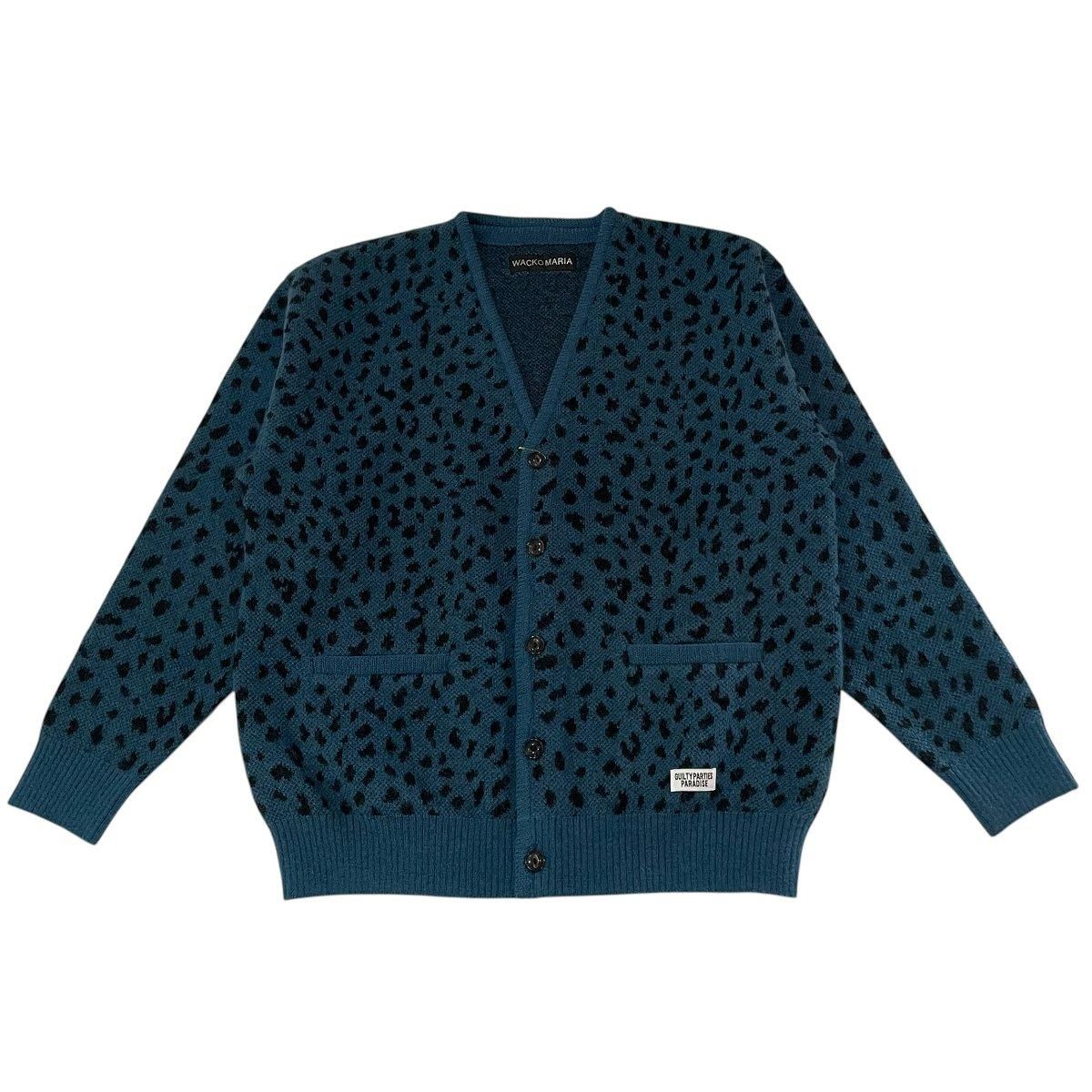 ワコマリア LEOPARD KNIT JACQUARD CARDIGAN ワコマリア LEOPARD KNIT